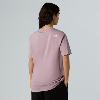 Koszulka damska The North Face ESSENTIAL OVERSIZED fioletowa NF0A87NQD2Q