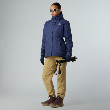 Kurtka z kapturem damska The North Face EVOLVE II TRICLIMATE niebieska NF0A8E02E1I