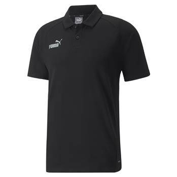Koszulka polo męska Puma Teamfinal Casuals czarna 65738403
