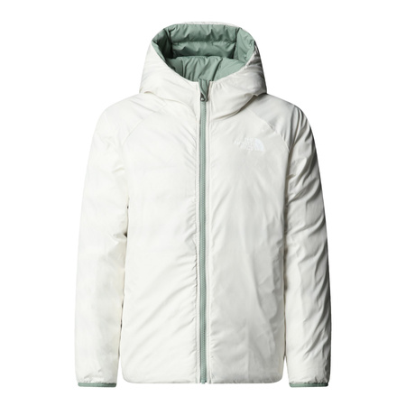 Kurtka puchowa z kapturem dziewczęca The North Face PERRITO zielona NF0A88UEBQ1