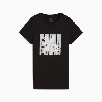 Koszulka damska Puma GRAPHICS WORDING czarna 68299701