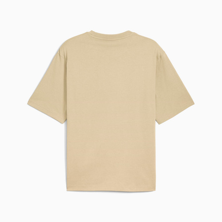 Koszulka męska Puma WARDROBE ESS BOXY beżowa 62964583