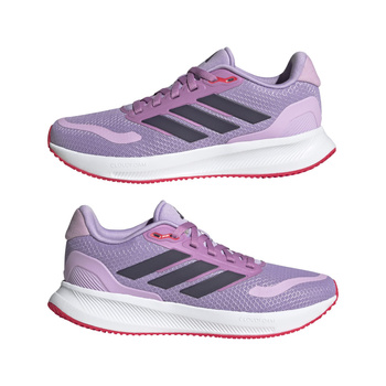 Buty do biegania dziecięce adidas RUNFALCON 5 fioletowe JQ8139