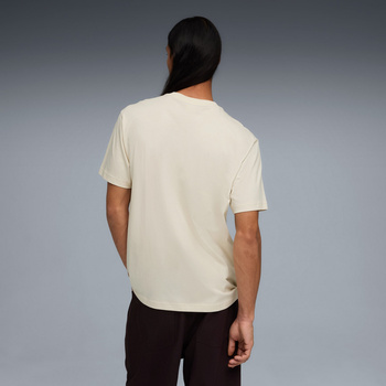 Koszulka męska Puma GRAPHIC CAT COWBOY RELAXED beżowa 63443487