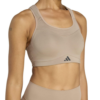 Stanik sportowy damski adidas TLRD beżowy JX8843