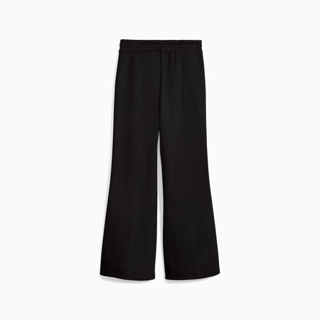 Spodnie dresowe damskie Puma HER COMFORT HW STRAIGHT FL czarne 63301001