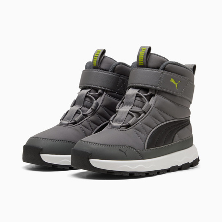 Buty zimowe dziecięce Puma EVOLVE BOOT AC+ PS szare 39264508