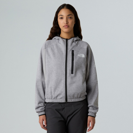 Polar z kapturem damski The North Face MOUNTAIN ATHLETICS FLEECE FZ szary NF0A8DXXEB9