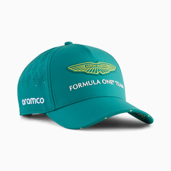 Czapka z daszkiem unisex Puma AMF1 REPLICA STROLL BB zielona 02691301