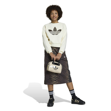 Bluza dziewczęca adidas BOXY beżowa KD3258