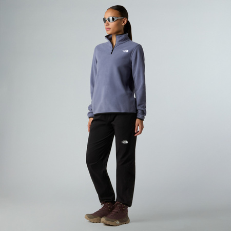 Polar damski The North Face GLACIER FLEECE 1/4 ZIP fioletowy NF0A8D2JBTR