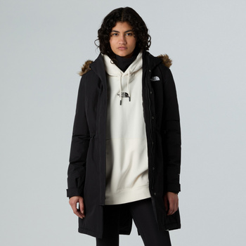 Parka z kapturem damska The North Face ZANECK czarna NF0A8DZNJK3