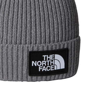 Czapka zimowa dziecięca The North Face LOGO BOX CUFFED szara NF0A8CGUDYY