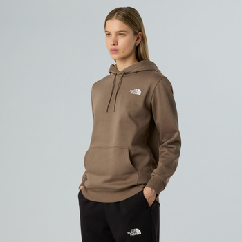 Bluza z kapturem damska The North Face SIMPLE DOME brązowa NF0A89EYBOW