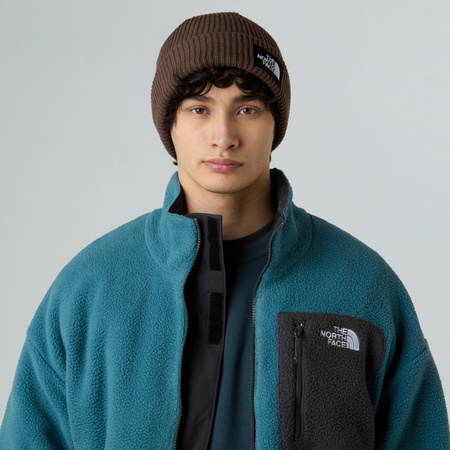 Czapka zimowa unisex The North Face SALTY LINED brązowa NF0A8CGZ1OI