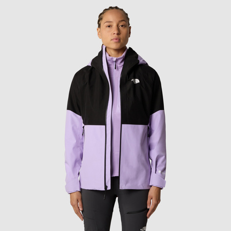 Kurtka z kapturem damska The North Face JAZZI GTX fioletowa NF0A851MWI2