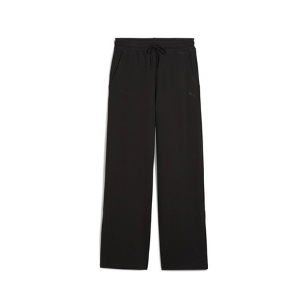 Spodnie dresowe damskie Puma HER COMFORT HIGH-WAIST STRAIGHT czarne 68506101
