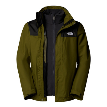 Kurtka wodoodporna męska The North Face EVOLVE II TRICLIMATE zielona NF00CG55WOG