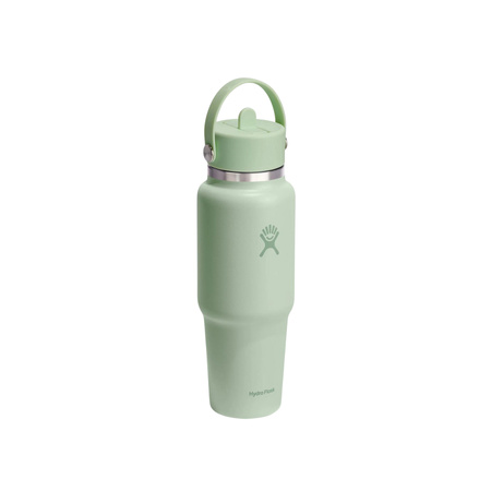 Butelka termiczna unisex Hydro Flask WIDE FLEX STRAW 946 ML zielona  WT32CFS338
