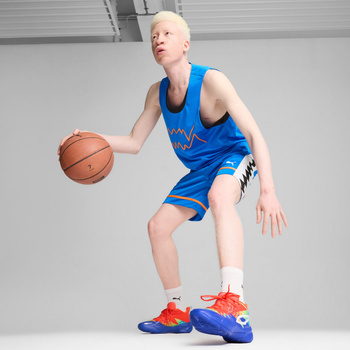 Buty do koszykówki męskie Puma GENETICS MARCUS SMART niebieskie 31049701