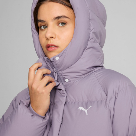 Kurtka z kapturem damska Puma DOWN PUFFER fioletowa 62648730