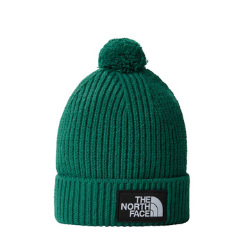Czapka zimowa unisex The North Face LOGO BOX POM zielona NF0A3FN3NL1