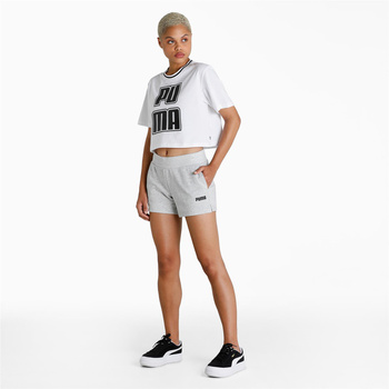 Spodenki damskie Puma ESSENTIAL W szare 84720802