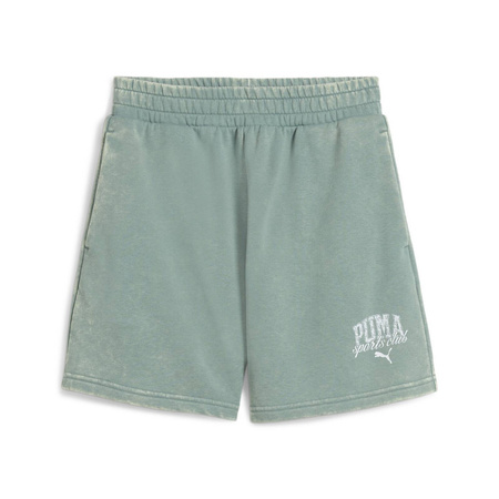 Spodenki damskie Puma CLASS WASHED 5 TR zielone 68503530