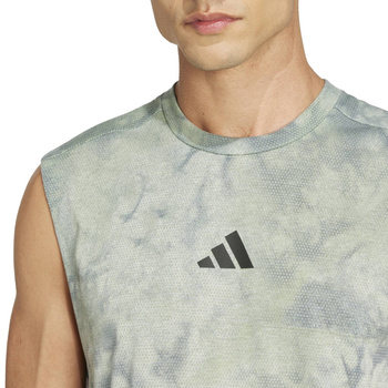 Tank top treningowy męski adidas POWER zielony JP4136