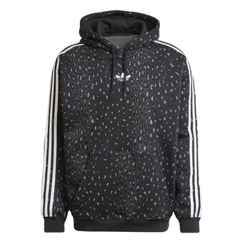 Bluza z kapturem męska adidas LEO czarna JV7561