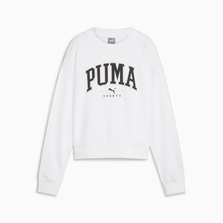 Bluza damska Puma SQUAD CREW TR biała 68249302
