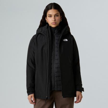Kurtka z kapturem damska The North Face CARTO MONO TRICLIMATE czarna NF0A8D3DJK3