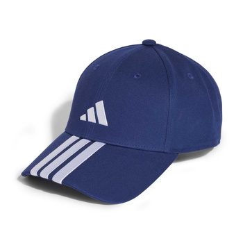 Czapka z daszkiem unisex adidas 3-STRIPES NEW LOGO niebieska JP0384