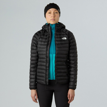 Kurtka puchowa z kapturem damska The North Face BETTAFORCA LT DOWN czarna NF0A8E0JKX7