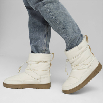 Buty sportowe damskie Puma SNOWBAE WNS kremowe 39392002