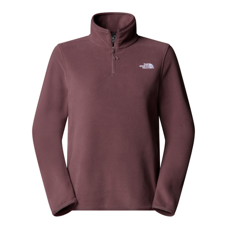 Polar damski The North Face GLACIER FLEECE 1/4 ZIP fioletowy NF0A8D2JBQ7