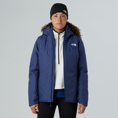 Kurtka z kapturem damska The North Face QUEST INSULATED niebieska NF0A3Y1JBOT