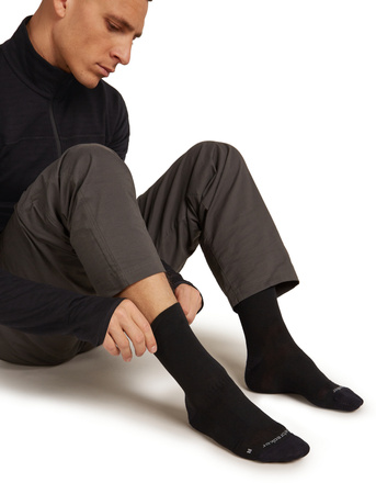 Skarpety trekkingowe damskie Icebreaker HIKE+ LINER CREW czarne IB0A57AL001