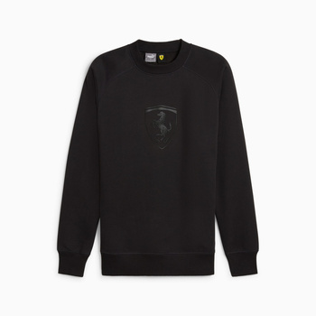 Bluza męska Puma FERRARI RACE BIG SHIELD CREW czarna 62380201