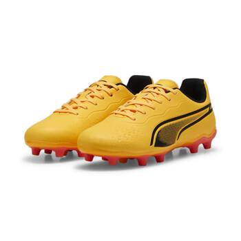 Korki chłopięce Puma KING MATCH FG/AG JR pomarańczowe 10757305