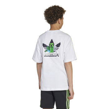 Koszulka dziecięca adidas MINECRAFT biała JW7750