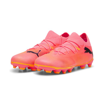 Korki chłopięce Puma FUTURE 7 MATCH FG/AG JR różowe 10772903