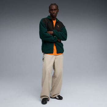 Polar męski Puma PUMATECH SOFT RELAXED SHERPA zielony 63210475
