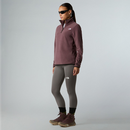 Polar damski The North Face GLACIER FLEECE 1/4 ZIP fioletowy NF0A8D2JBQ7