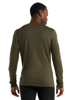 Longsleeve termiczny męski Icebreaker 260 TECH zielony IB104371069