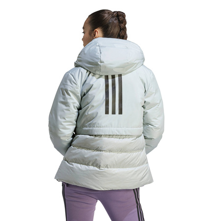 Kurtka z kapturem damska adidas TRAVEER COLD.RDY szara IK3141