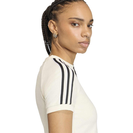 Koszulka damska adidas TERRY TOWEL CALI beżowa KD1411