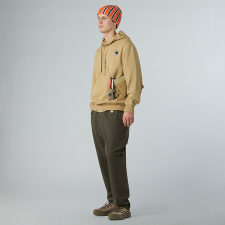 Bluza z kapturem męska The North Face MOUNTAIN LOGO RELAXED beżowa NF0A8E3NLK5