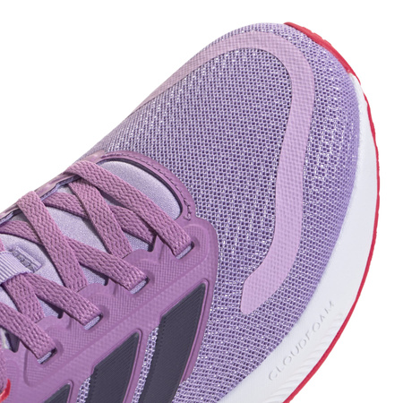 Buty do biegania dziecięce adidas RUNFALCON 5 fioletowe JQ8139