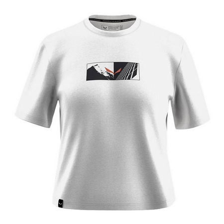 Koszulka damska Salewa EAGLE HYBRID LOOSE biała 00-0000029105_0060